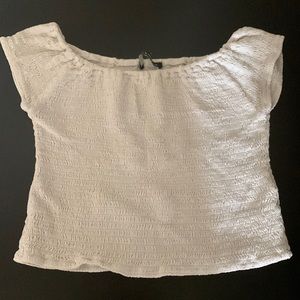 Brandy Melville smocked crop top